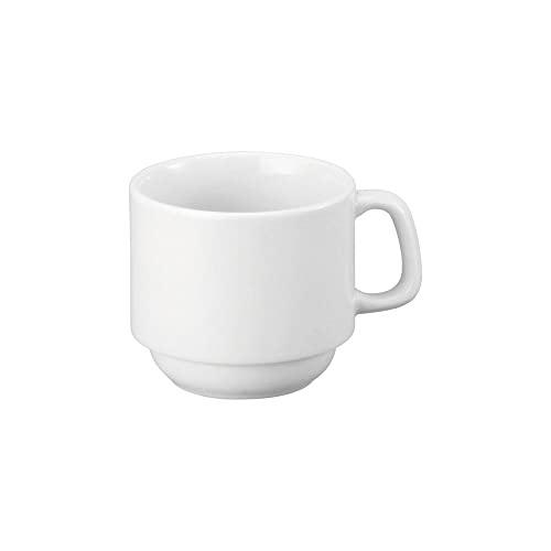 Xícara de Chá com Pires Schmidt Cilíndrica 200ml, Porcelana - 007/000