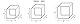 King Collection King Home M1106014/A Set, 3 Stück, quadratisch, Walnuss
