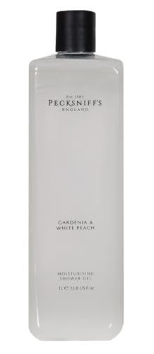 Pecksniff's Gardenia & White Peach Moisturizing Shower Gel | 1000 ml / 33.80 Fl Oz