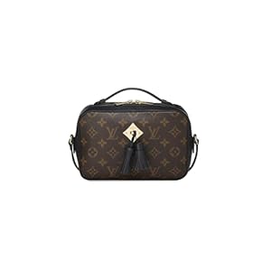 WHAT GOES AROUND COMES AROUND Women’s Pre-Loved Louis Vuitton Black Monogram Saintonge Crossbody