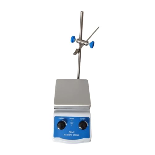 Agitateur magnétique chauffant en alliage d'aluminium compact avec bouton de commande réglable
