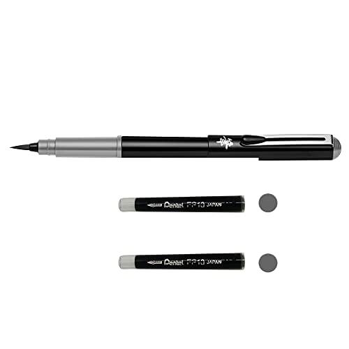 Pinsel GFKP Pentel mit grauer Pigmenttinte