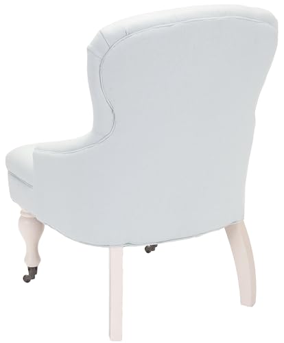 Sillón Club Plegable Lino Azul Tradicional miniatura 3