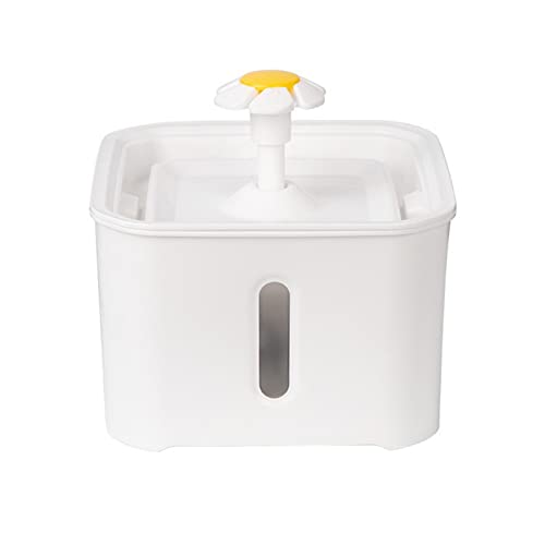 Fuente automática de agua para perros y gatos 2.5L blanca