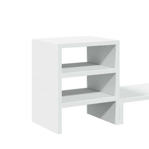 Support de moniteur blanc pour le bureau à domicile et table de - 7