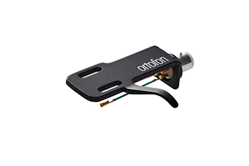 Ortofon SH-4 Black - Universal Headshell für eine direkte & einfache Montage an S-förmigen Tonarmen, schwarz