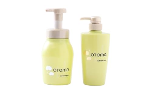 [大人も使える子どもシャンプー] OTOMOシャンプー500ml+トリートメント500g 泡立て不要で簡単時短! 湯冷め 自然派 天然由来 お風呂 子供肌 頭皮 敏感肌大人ノンシリコン 植物オイル アロマオイル 毛穴 髪 子供用 ボタニカル