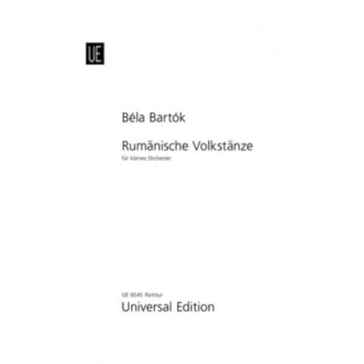 BARTOK B. - DANZAS POPULARES RUMANAS ORQUESTA