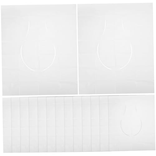 Asiento de inodoro desechable PRETYZOOM de pulpa de madera pack de 15 piezas higiénicas 5