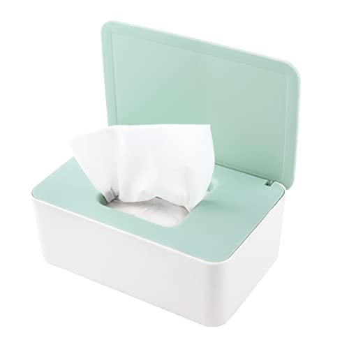 Porta Toallitas Bebe, Caja para Toallitas Caja De Servilletas Dispensador De Toallitas Humedas Caja Toallitas Bebe con Tapa Sello para Escritorio Hogar