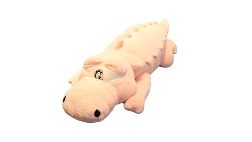 Fiozwea 特大ぬいぐるみ ワニ枕 かわいい人形 大きな子供用巨大枕 ふわふわ 特大ワニ 子供用人形 (100cm,B)