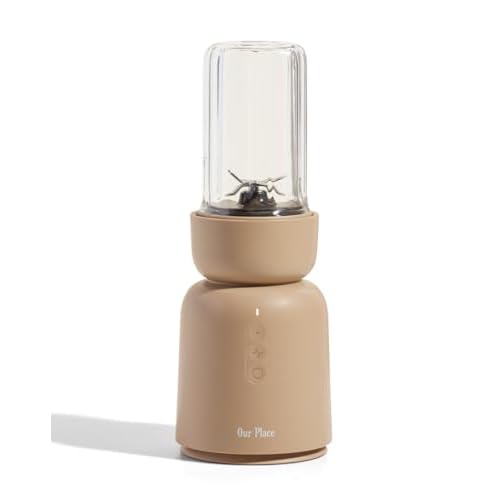 Our Place Splendor Blender – 1000W High-Power | Ultra-Sharp Blades | 2 Blending Modes | Includes 25 oz Personal Cup and Drinking Lid Set | Smoothies, Shakes & More | Steam