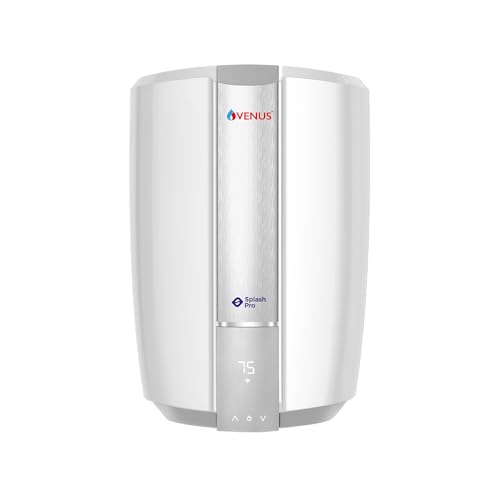 Image of Venus Splash Pro IOT | 15SW 15Litre Storage Water Heater | Iot enabled wifi controlled Smart Geyser Porcelain Enamelled Glass Lined Tank | 5star ENERGY SAVING rating | Guarantee 10 Years on Tank | 5AC