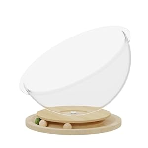 Wzxksoac Raumkapsel Katzenbett mit Spielzeug