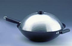 Joyce Chen Pro Chef 14-Inch Flat Bottom Wok Set with Excalibure Nonstick Coating