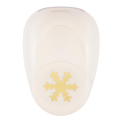 Vaessen Creative Perforatrice Flocon de Neige - 3.3 x 3.8 cm - pour Projets DIY, Papier Scrapbooking, Plastique Fou, Bullet Journaling, Cartes de Vœux, Papier...