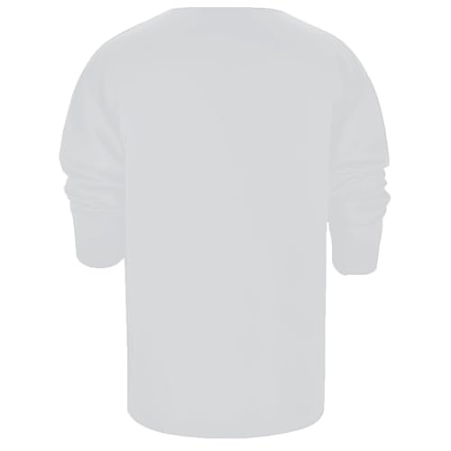 Hulpvktsgiq Men's Crewneck Sweatshirts Lightweight Soild Color Long Sleeve Casual Pullover Shirt Workout Gym Fashion Tops4