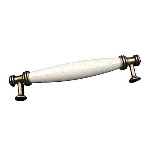 FOYTOKI 10pcs Zinc Alloy Ceramic Handle Grab Bars Compliant Bathroom Handrail Safety Handgrip for Toilet Bathtub Shower Random Style