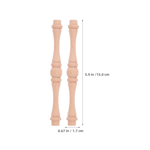 Acabado Liso en Balaustres Madera PLAFOPE pack 25 piezas de alta gama 2
