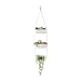 Mkono Ceramic Hanging Planter 3 Tier Indoor Wall Plant Holder for Succulent Herb Air Plant Live or Faux Plants Modern Vertical Garden, Rectangular