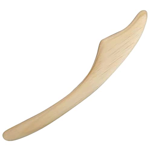 COLLBATH Natural Wood Massage Stick Gua Sha Tool for Face Wrinkle Reducing Massager Safe for Home Salon Use