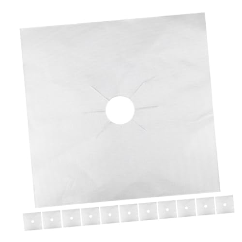 IMIKEYA 12 Piezas Cubiertas Gas de Antiadherentes y Reutilizables Resistentes Calor Mantener Encimera de Cocina