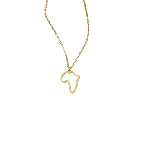 Collier pendentif de carte Afrique Europe Amérique, le cadeau idéal pour vos amis proches