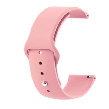 CORONITAS Pulseira de Silicone para Xiaomi Redmi Watch 5 Lite/Watch 5 Active, Fecho com Pino, Silicone Durável, Cores Vibrantes, Design Esportivo e Casual (Rosa)