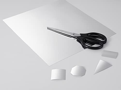 Decotalk Mirror Sticker Mirror Adhesive Mirror Sticker For Walls Flexible Mirror Wall Stickers For Craft Soft Mirror Film Peel And Stick Mirror Sticker Reflective Kids Mirror Non-Glass 12"X120" #TOP1