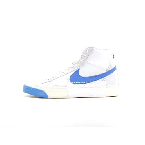 Image of Nike Mens Blazer Mid Pro Club White /Photo Blue-White-Beach Size 8