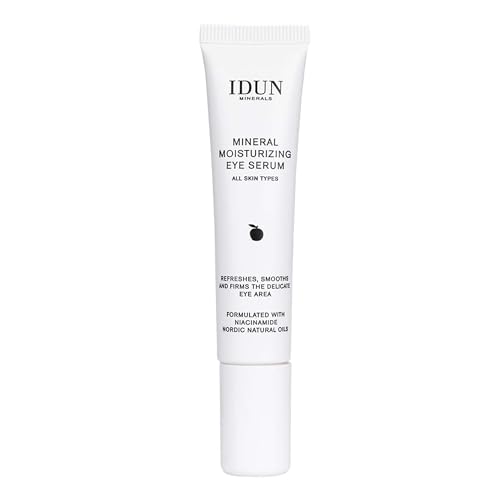 IDUN Minerals Moisturizing Eye Serum - For A Refreshing, Smoothing And Firming Effect - Softening Creamy Eye Serum - Smooth Supple Skin - For Delicate Area Around The Eyes - 0.5 Oz, (I0108552)