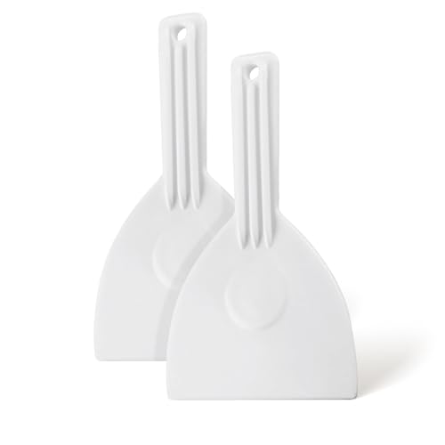 2-Stück Teigspachtel,Teichner Pizza,Pizzateig Spachtel,Teigspatel Flexibler set,Dough Flexibel Pizzawerkzeug Kunststoffspachtel Küche,Pizzaspachtel,Teigspachtel Flexibel,Teigspachtel Flexibel Teig