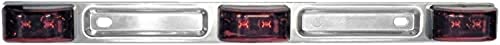 Peterson Mfg V191-3RL Led Id Bar Light, Stainless Steel 60