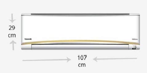 Image of Panasonic 1.5 Ton 3 Star Inverter Split AC (CS /CU-KU18VKYF,White)
