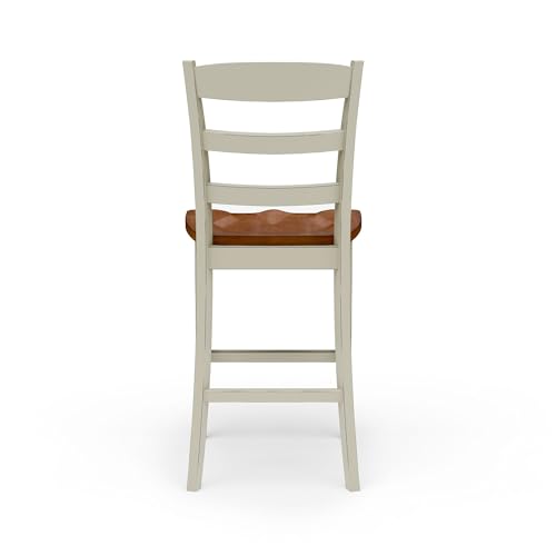 Homestyles Monarch Butaco de Madera Pintado Blanco Antiguo miniatura 3