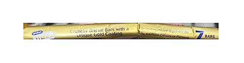 McVitie's Gold Caramel Flavour Bar Biscuit Bars, 7 Bars (Pack of 1)