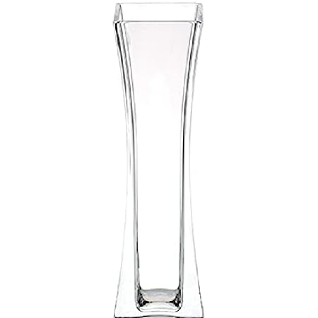 Amazon Co Jp ポリカーボネート 割れない ガラス 花瓶 一輪差し インテリア 花 クリスタル 花器 花飾り スリムスクエアクリスタル ホーム キッチン