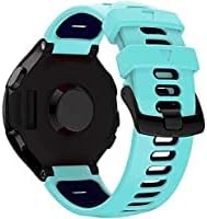 Miniatura 4 de Correa compatible con Garmin Forerunner 735XT220230235235 Lite620630, correa de repuesto de silicona suave para reloj inteligente Garmin Approach