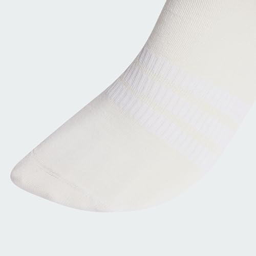 adidas Unisex adulto THIN&LIGHT SPORTSWEAR ANKLE SOCKS 3 PAIR PACK, white/white/black, 40-42 - imagen 4
