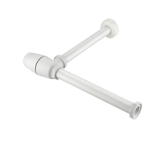 Image of ELONA ABS Bottle Trap for Washbasins | Matte Finish Bottle Trap with Wall Flange and 12 Inches Pipe
