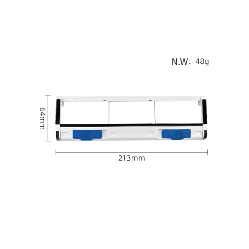 Main Brush, Main Brush Cover, Compatible for Ecovacs Deebot X2 Omni / X2 / X2 Pro / X2 Pro Plus, Robot Vacuum Cleaner Spare Parts Replacement Spare Parts (Color : Set 01)