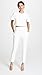 Black Halo Women's Syon 2 Piece Jumpsuit, Sugar/Porcelain, 0
