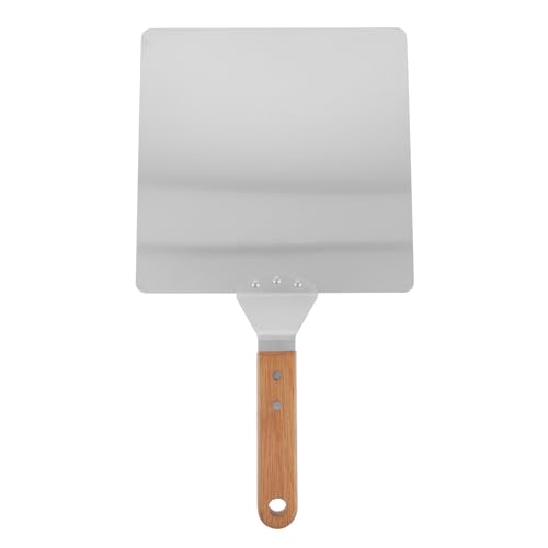 IMUSINICE Pala Diseño Antideslizante para de Acero Inoxidable Pizza y Madera Resistente al Óxido Ahorro de Espacio y Durabilidad Adecuado para Cocina y Hotel