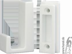 HomeXpert Self Adhesive Hook Kompakt 1 Piece in White, 6 x 3 x 3 cm