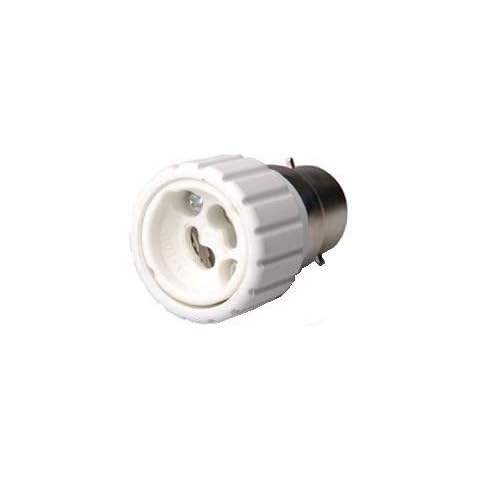B22 to GU10 Lamp Light Bulb Base Socket Converter Adaptor Lamp Holder Bayonet Adaptor to GU10 Plug Power Socket Adapter Cover