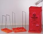 CLAVIES BIOHAZARD BAG HOLDER,SMALL fits 12"x24"