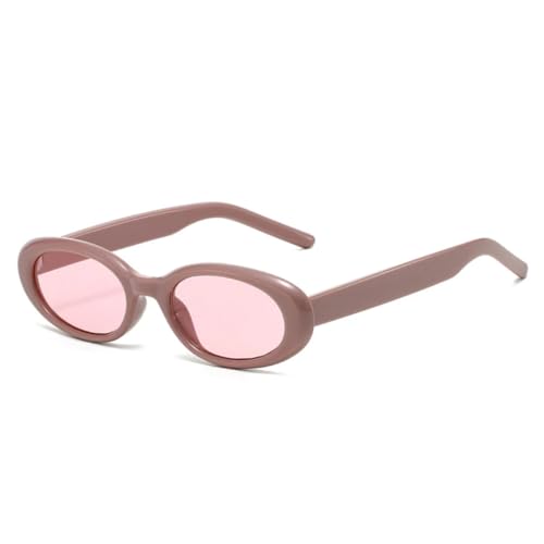 Lunettes de soleil ovales protection UV400 contre éblouissement féminin