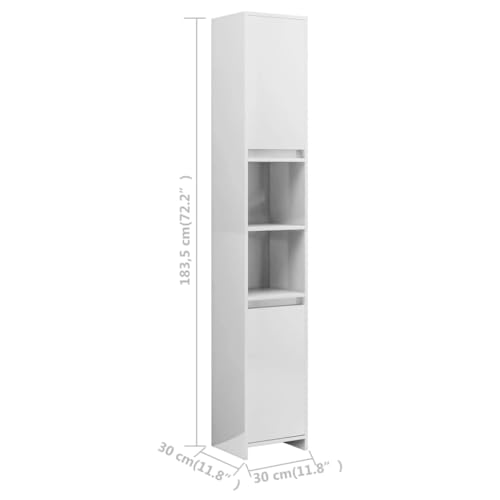 Muebles de baño columna de madera: gana espacio de almacenaje vertical 3