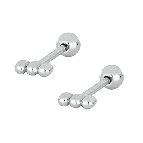 Boucles d'oreilles à tige pour demoiselle d'honneur en argent 925