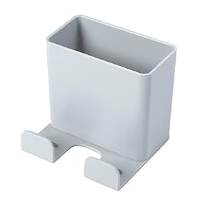 Plastic Wand Mounted Storage Case Afstandsbediening Mobiele Telefoon Opladen Plug Houder Beugel Stand Container Geen…